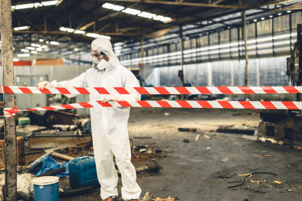 Professional Biohazard technician working in Schofield, WI